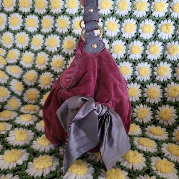 Juicy Couture "Juicy is for Life" Velour Handbag - Picture 5 of 14